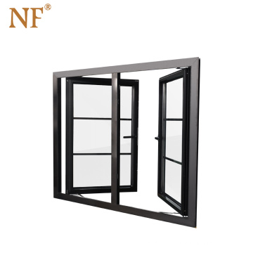 elegant aluminium wood  window grills design,aluminum bay window